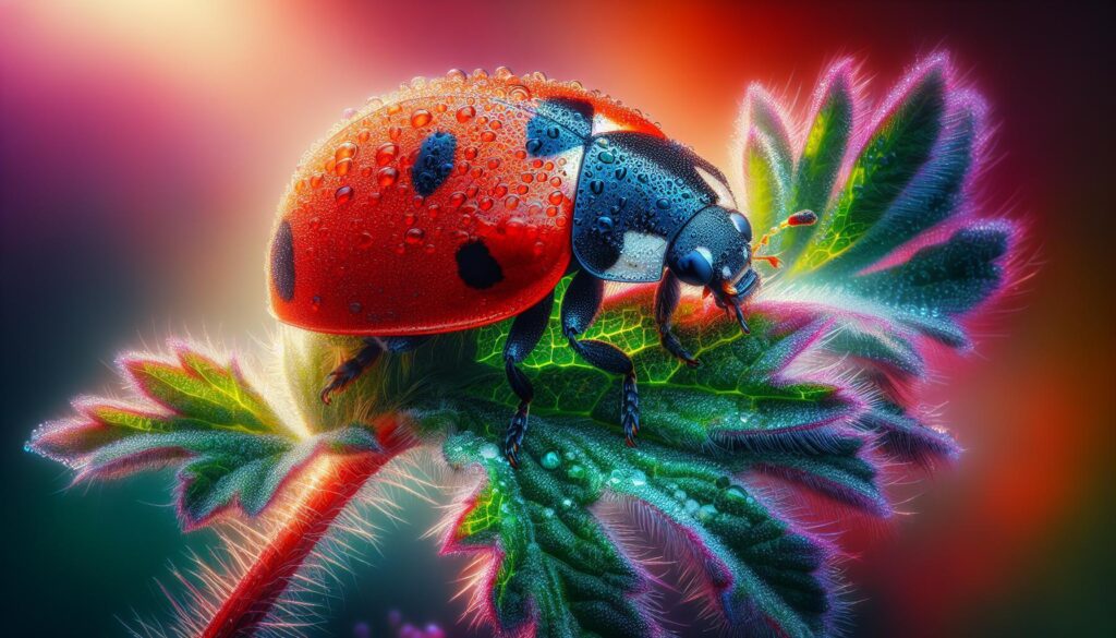 Why Do Lady Bugs Draw Purple Lines: A Mystery Solved